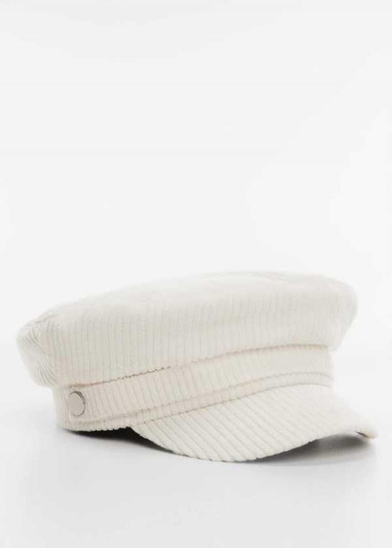 Mango Corduroy Baker Boy Hat | MNG-22692