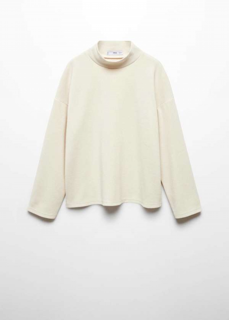 Mango Corduroy Perkins Neck Sweatshirt | MNG-24650