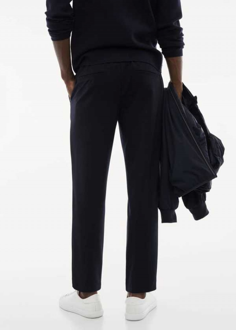 Mango Crease-resistant Slim-fit Pants | MNG-22365