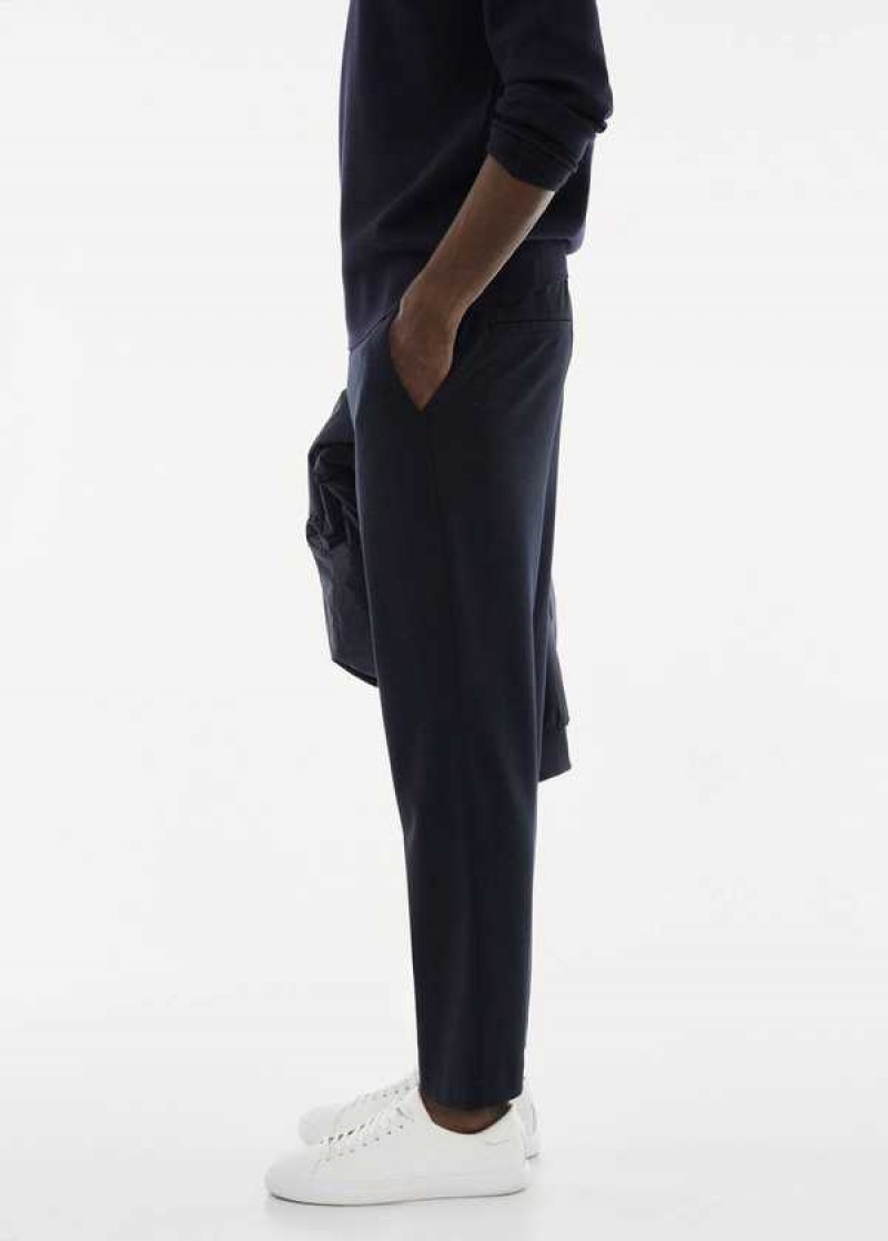 Mango Crease-resistant Slim-fit Pants | MNG-22365