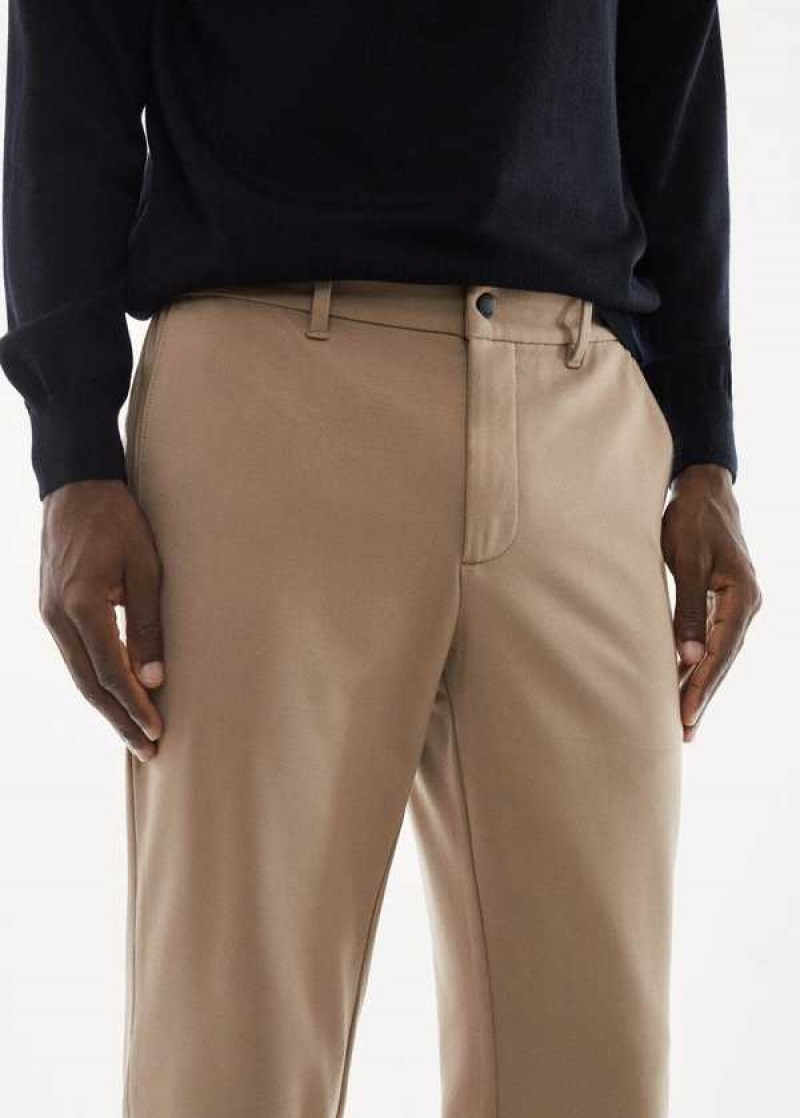 Mango Crease-resistant Slim-fit Pants | MNG-22364