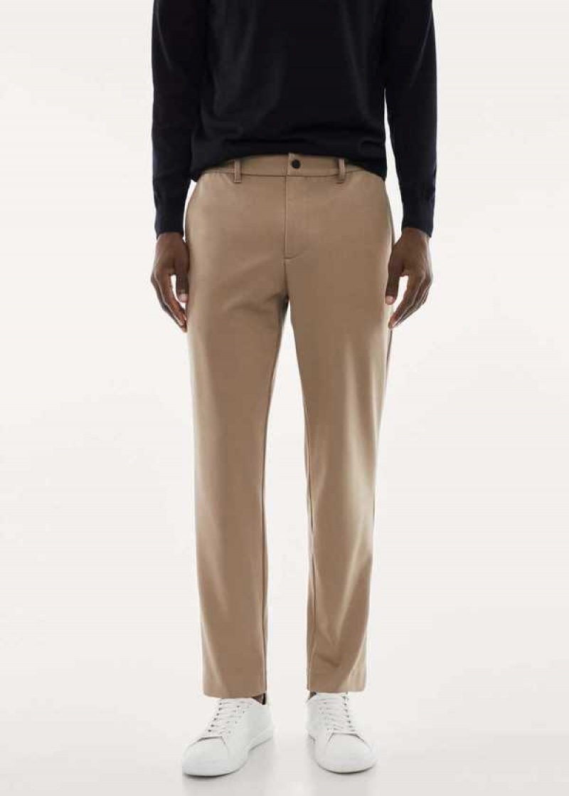 Mango Crease-resistant Slim-fit Pants | MNG-22364