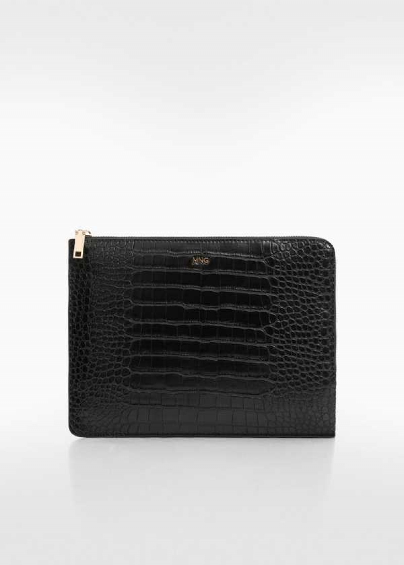 Mango Croc-effect Cosmetic Bag | MNG-23103