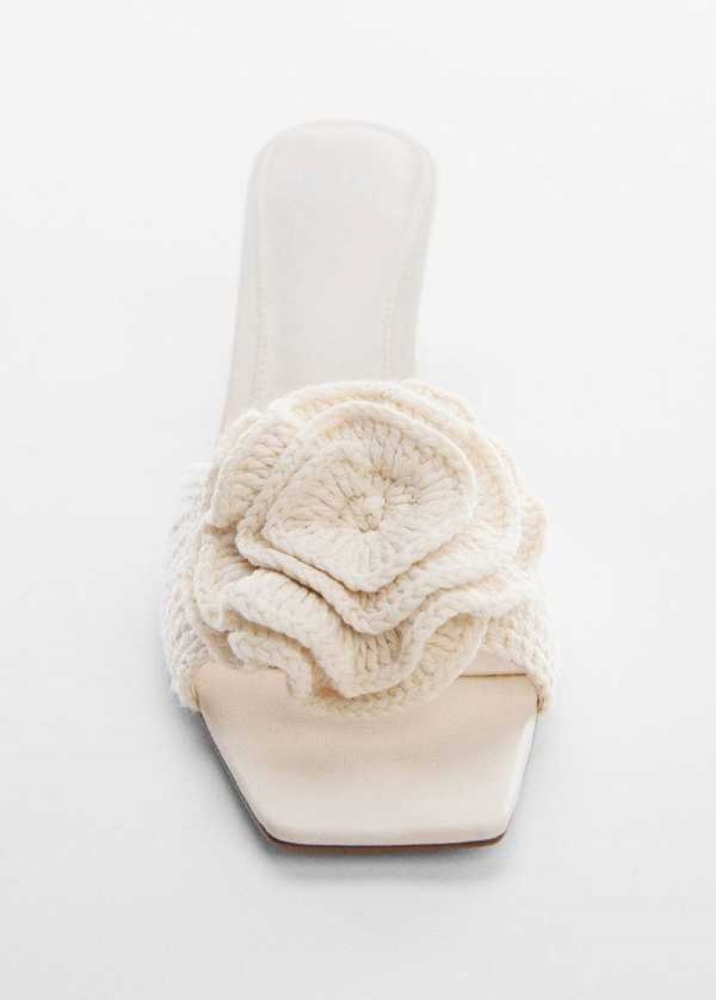 Mango Crochet Flower Sandal | MNG-23461