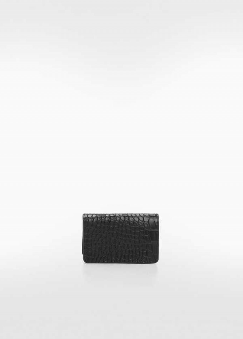 Mango Crocodile Wallet With Logo | MNG-23093