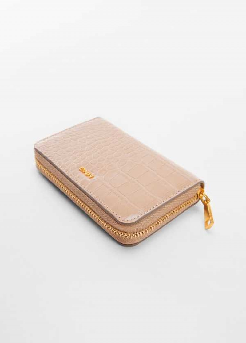 Mango Crocodile Wallet With Logo | MNG-23074