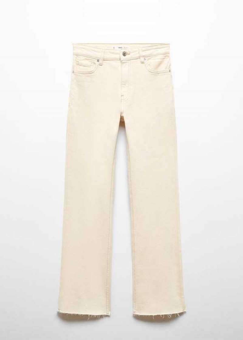 Mango Crop Flared Jeans | MNG-23940