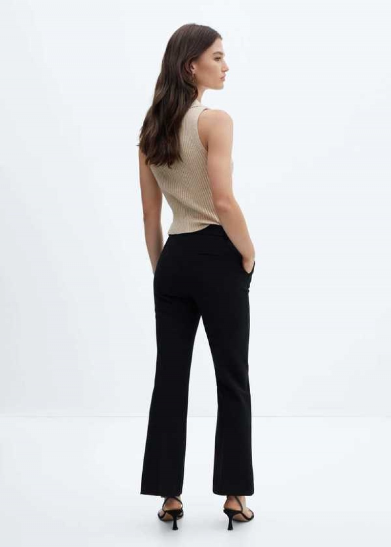 Mango Cropped Flared Pants | MNG-24391