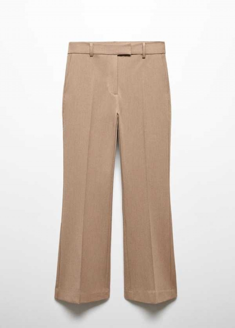 Mango Cropped Flared Pants | MNG-24526