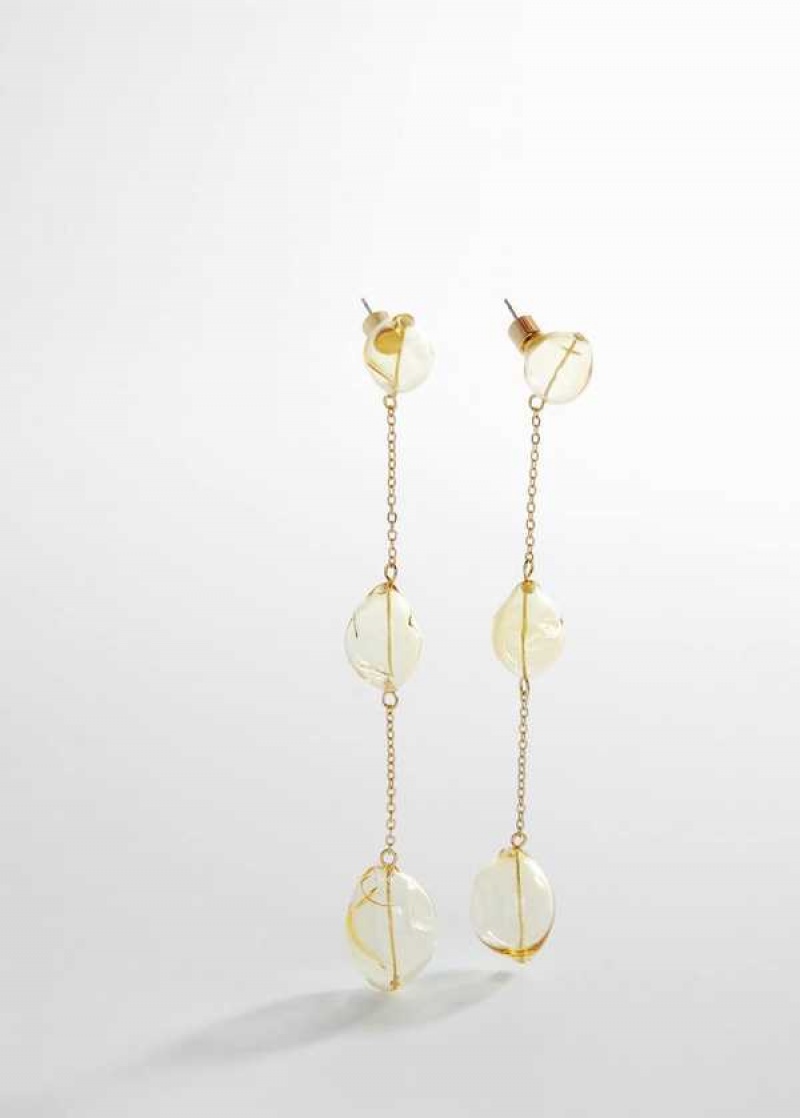 Mango Crystal Thread Earrings | MNG-22804