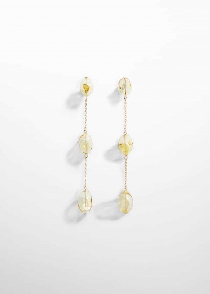 Mango Crystal Thread Earrings | MNG-22804