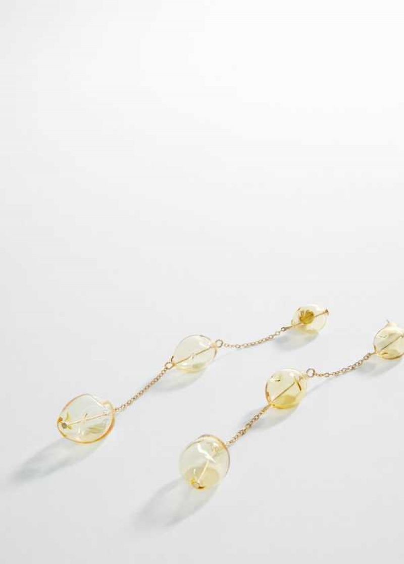 Mango Crystal Thread Earrings | MNG-22804