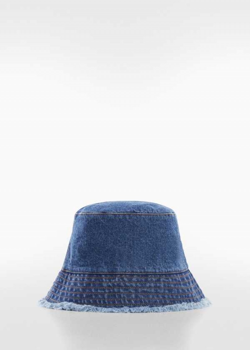 Mango Denim Bucket Hat | MNG-22685