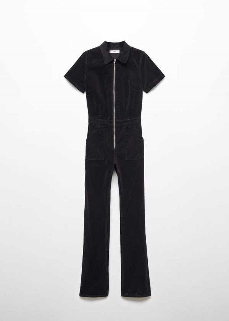 Mango Denim Jumpsuit With Na Zip | MNG-25763