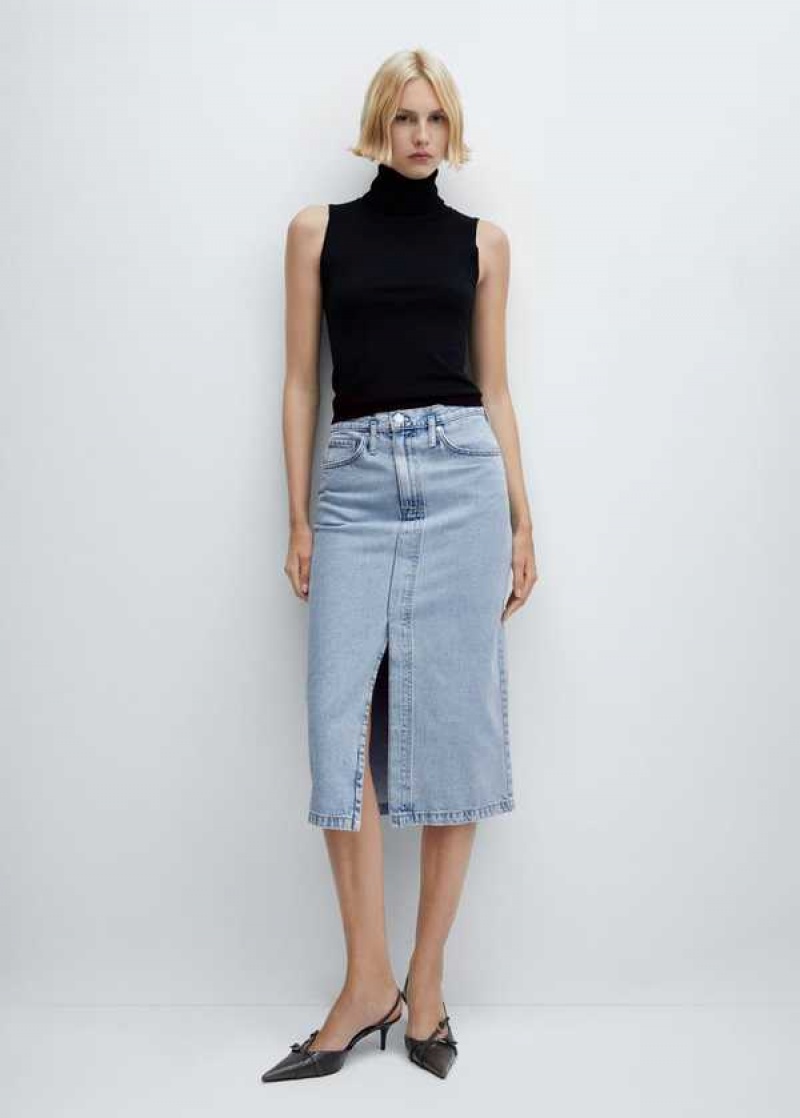 Mango Denim Midi-skirt | MNG-24191