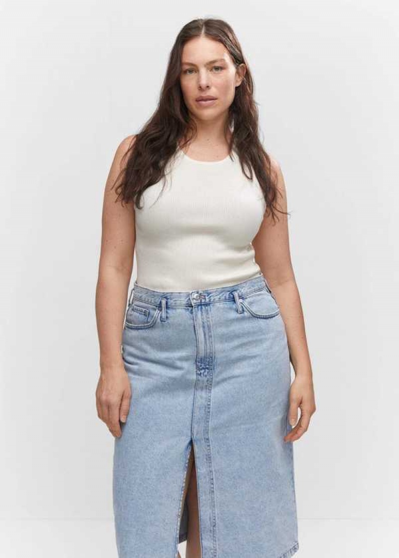 Mango Denim Midi-skirt | MNG-24191