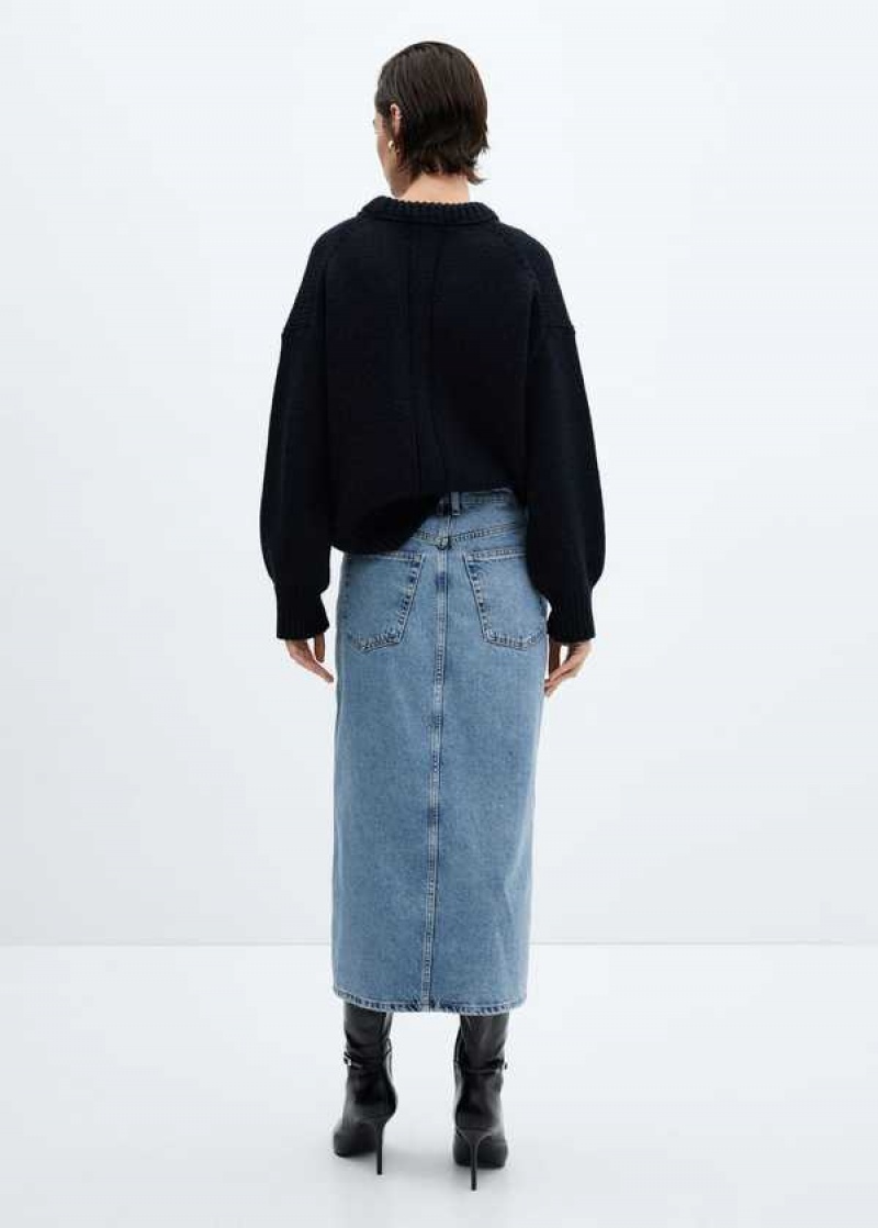 Mango Denim Midi-skirt | MNG-24246