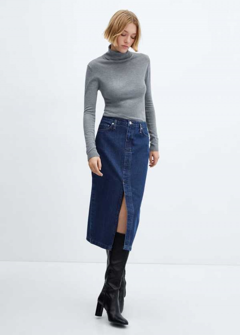 Mango Denim Midi-skirt | MNG-24261