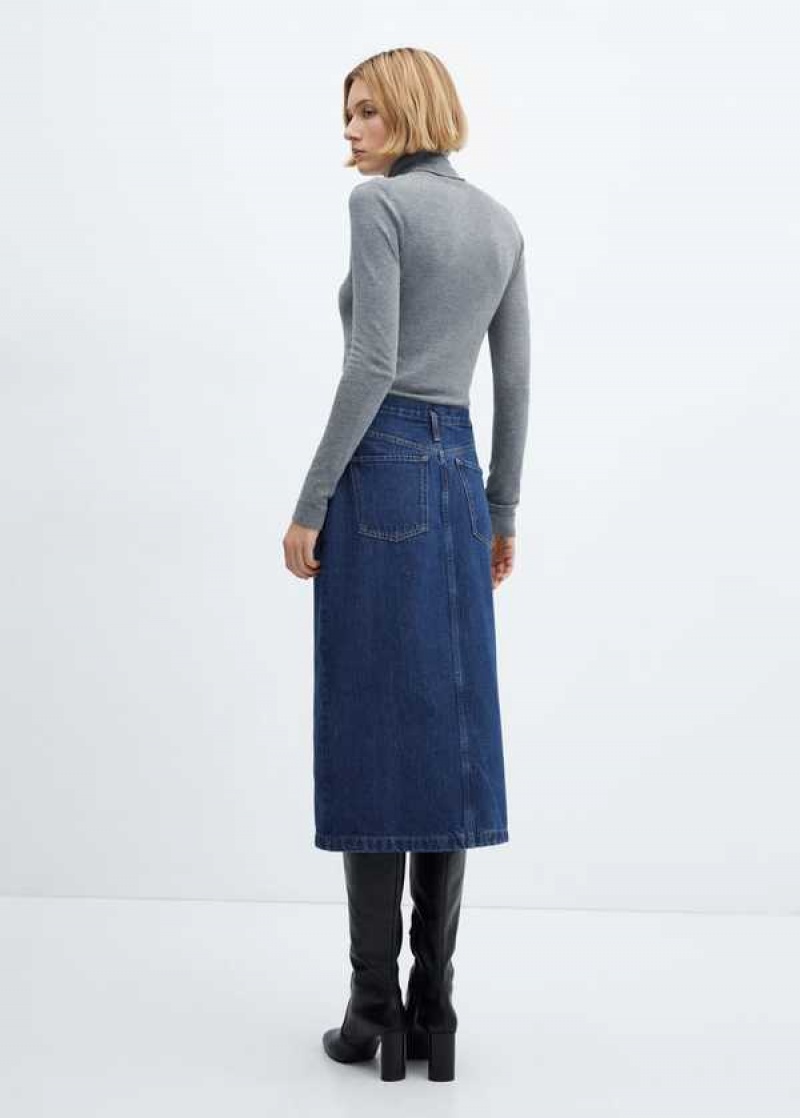 Mango Denim Midi-skirt | MNG-24261