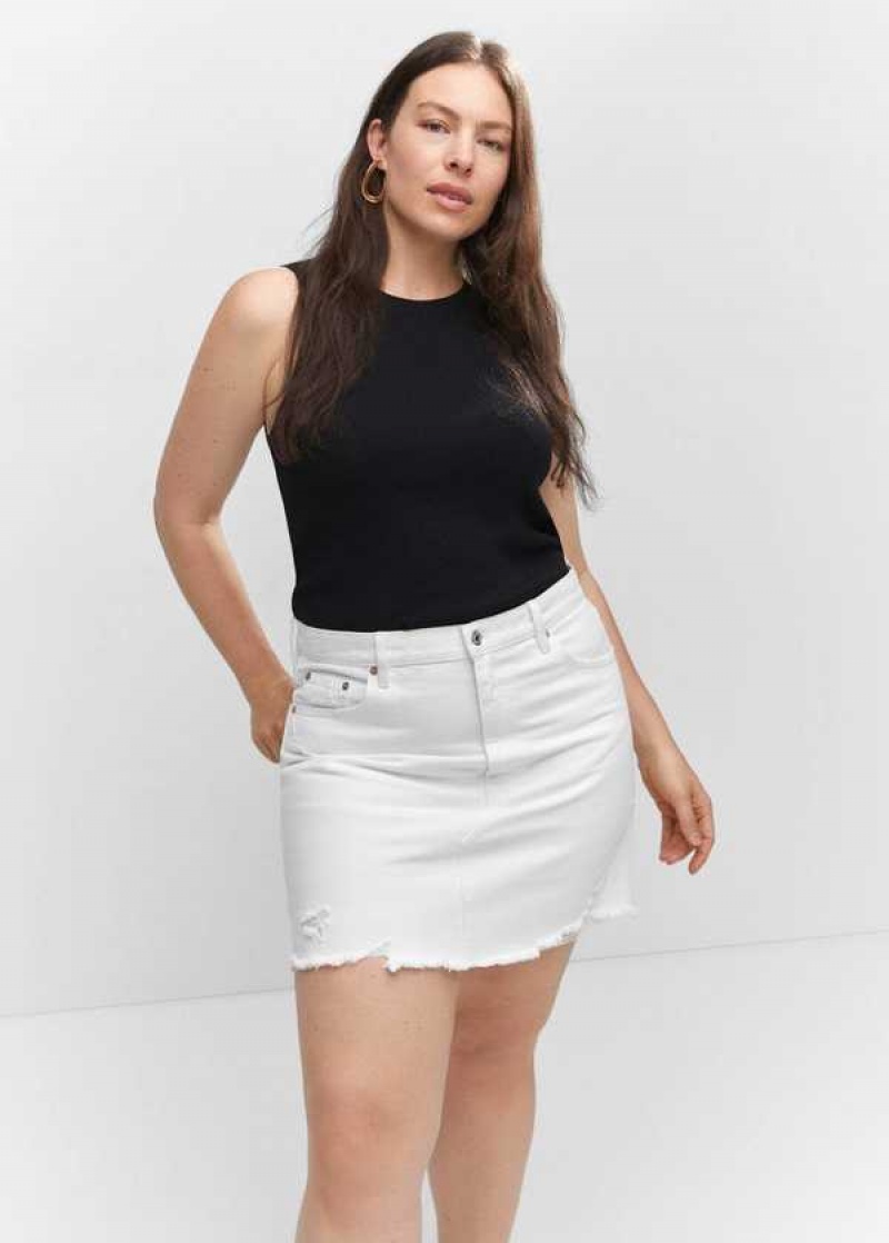 Mango Denim Mini-skirt | MNG-24189