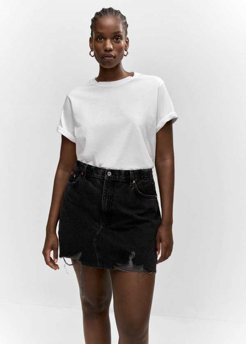 Mango Denim Mini-skirt | MNG-24202