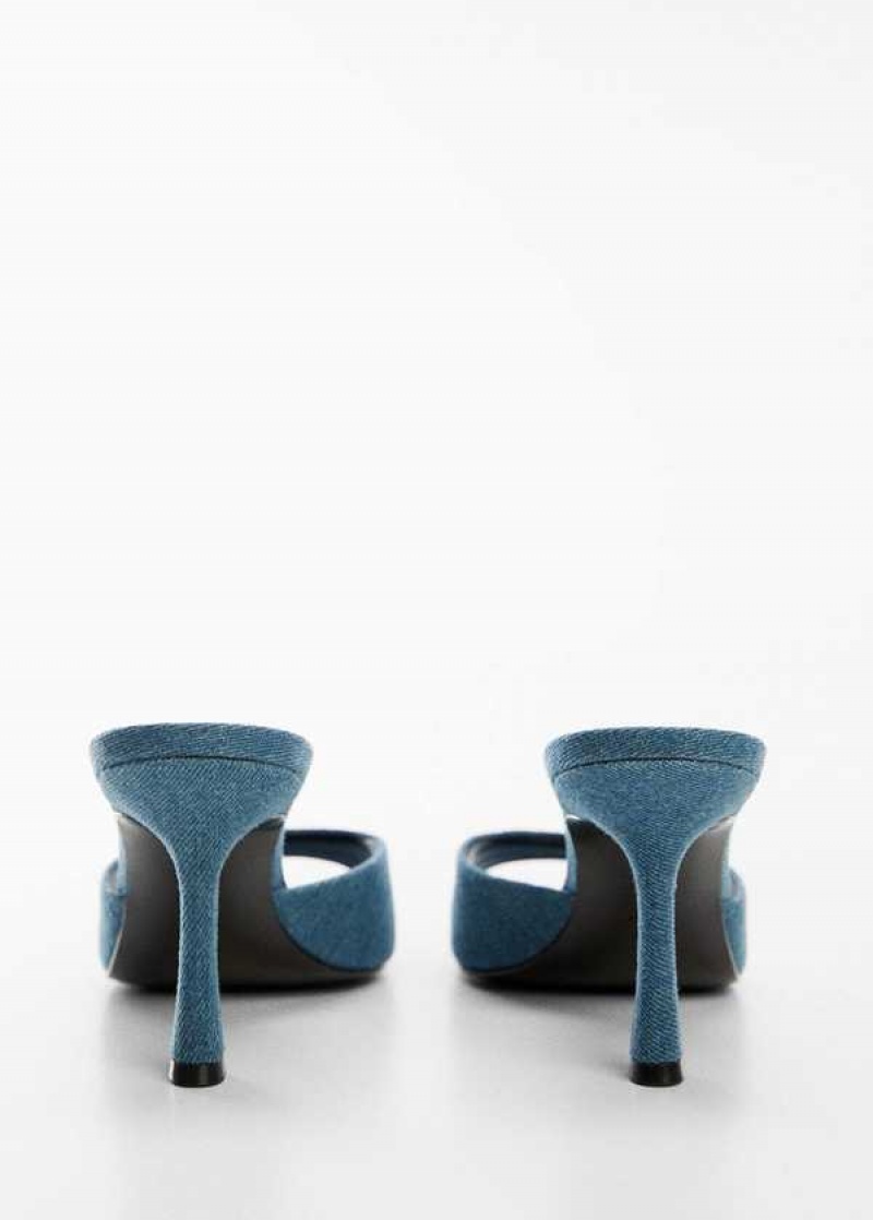 Mango Denim Podpatku Sandals | MNG-23471