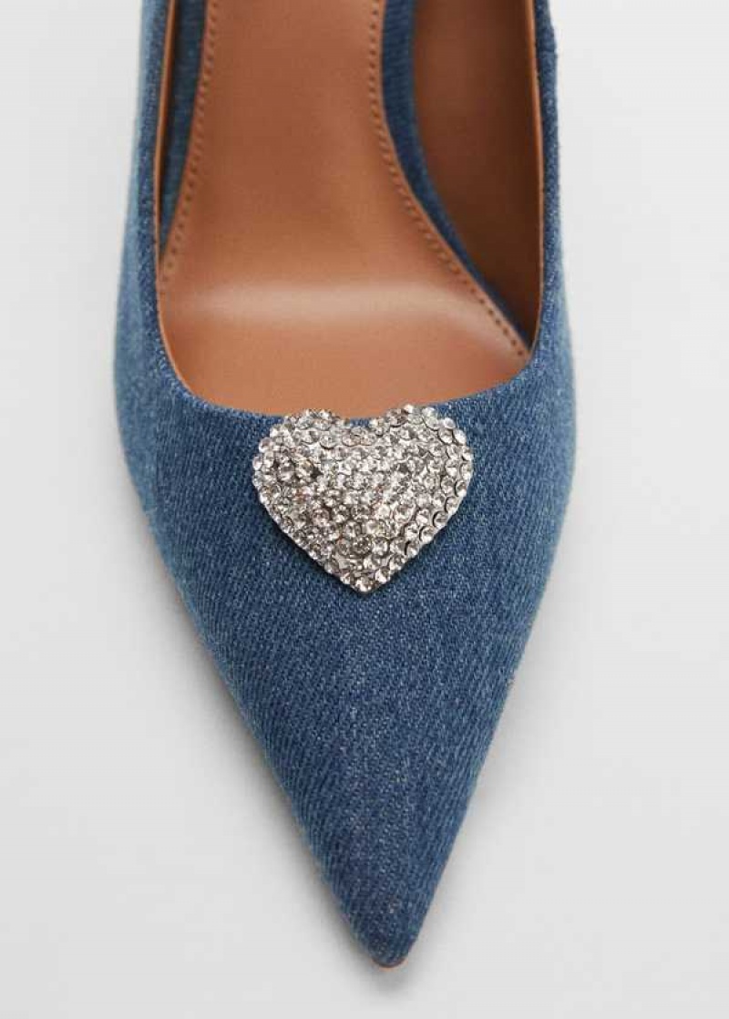 Mango Denim Shoes With Rhinestone Detail | MNG-23605