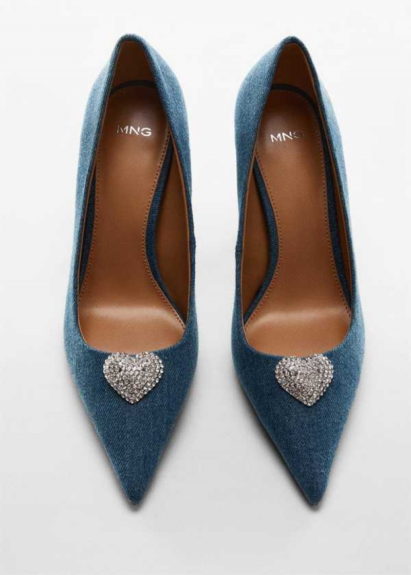 Mango Denim Shoes With Rhinestone Detail | MNG-23605