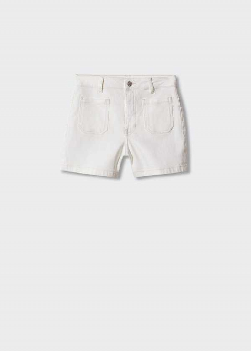 Mango Denim Shorts With Pockets | MNG-23885