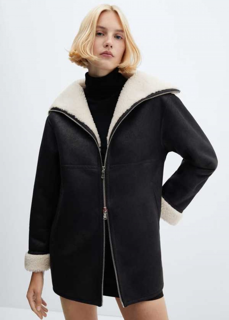 Mango Double-breasted Vlna Coat | MNG-26368