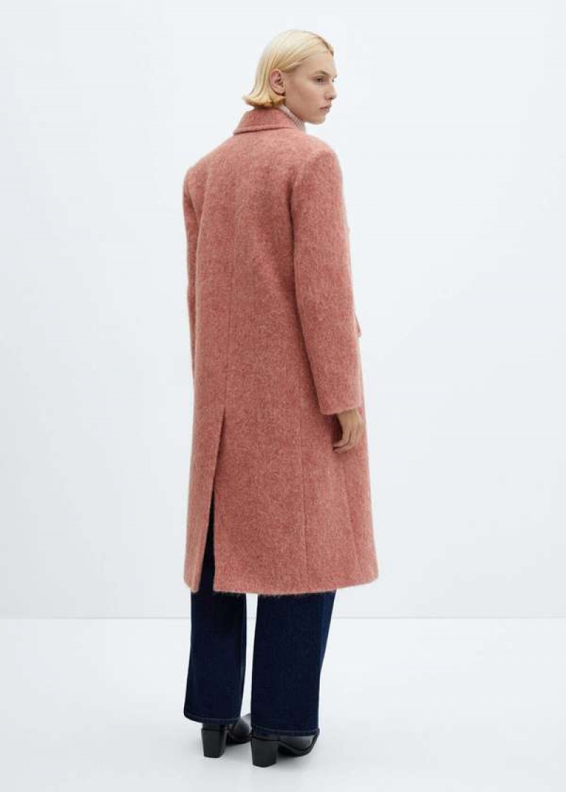 Mango Double-breasted Vlna Coat | MNG-26496