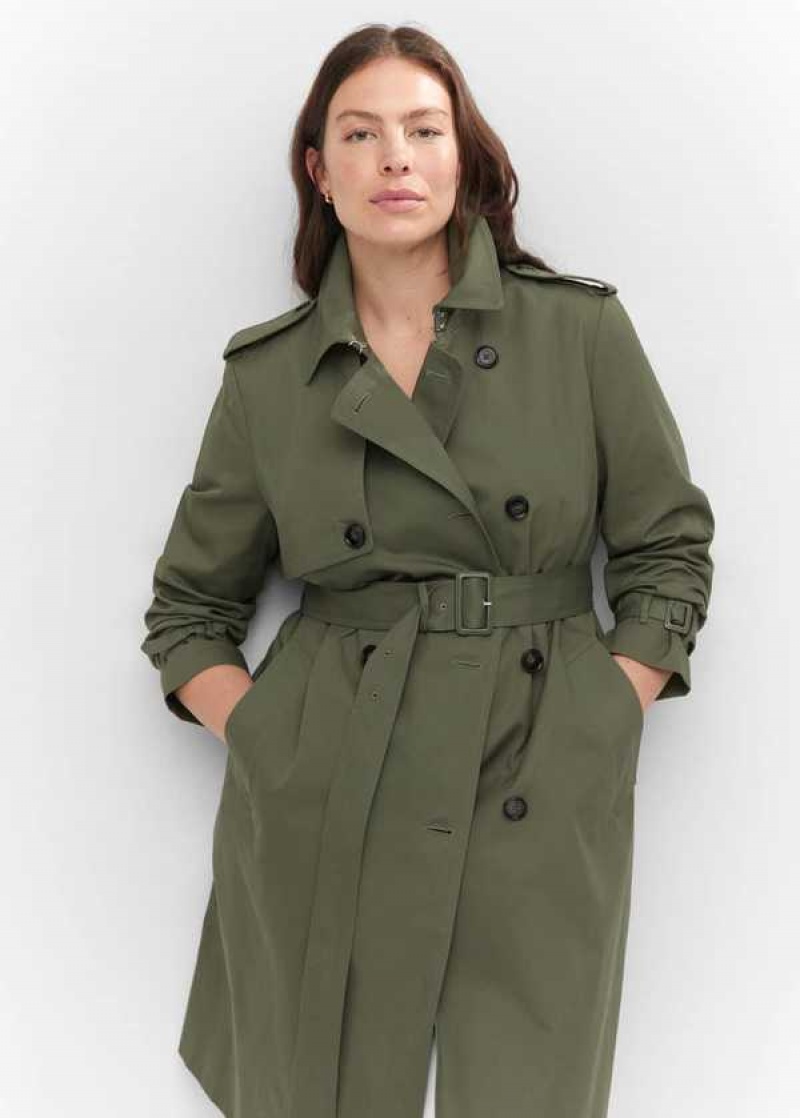 Mango Double-button Trench Coat | MNG-26430