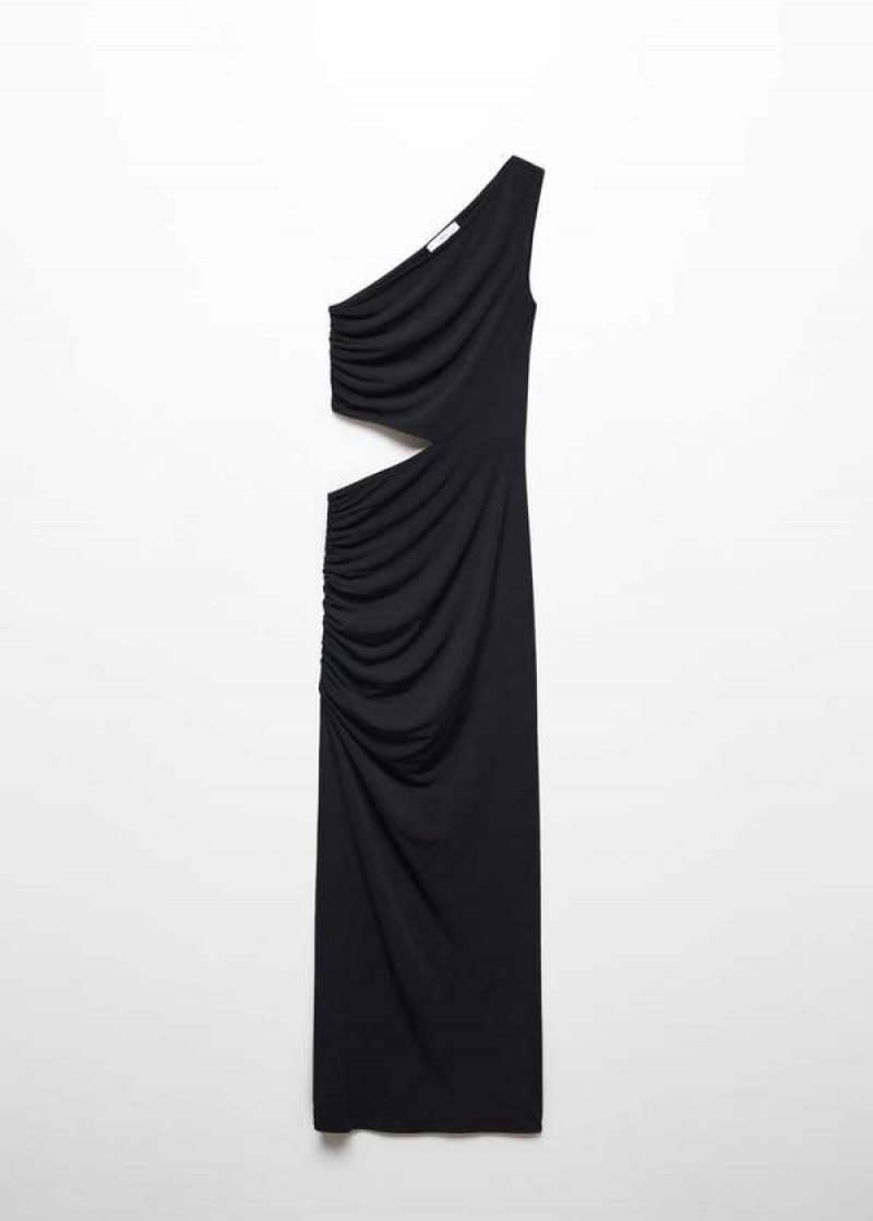 Mango Draped Shiny Šaty | MNG-26055