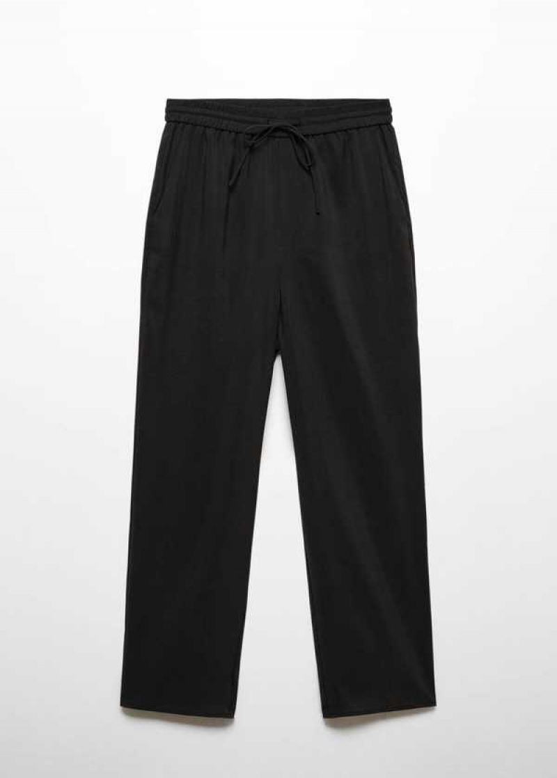 Mango Drawstring Pasem Modal Pants | MNG-24382