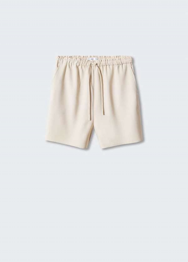 Mango Elastic Pasem Shorts | MNG-24603