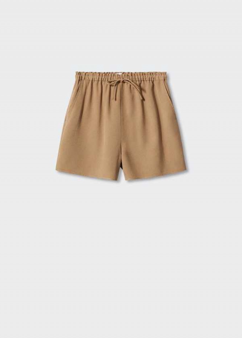 Mango Elastic Pasem Shorts | MNG-24606