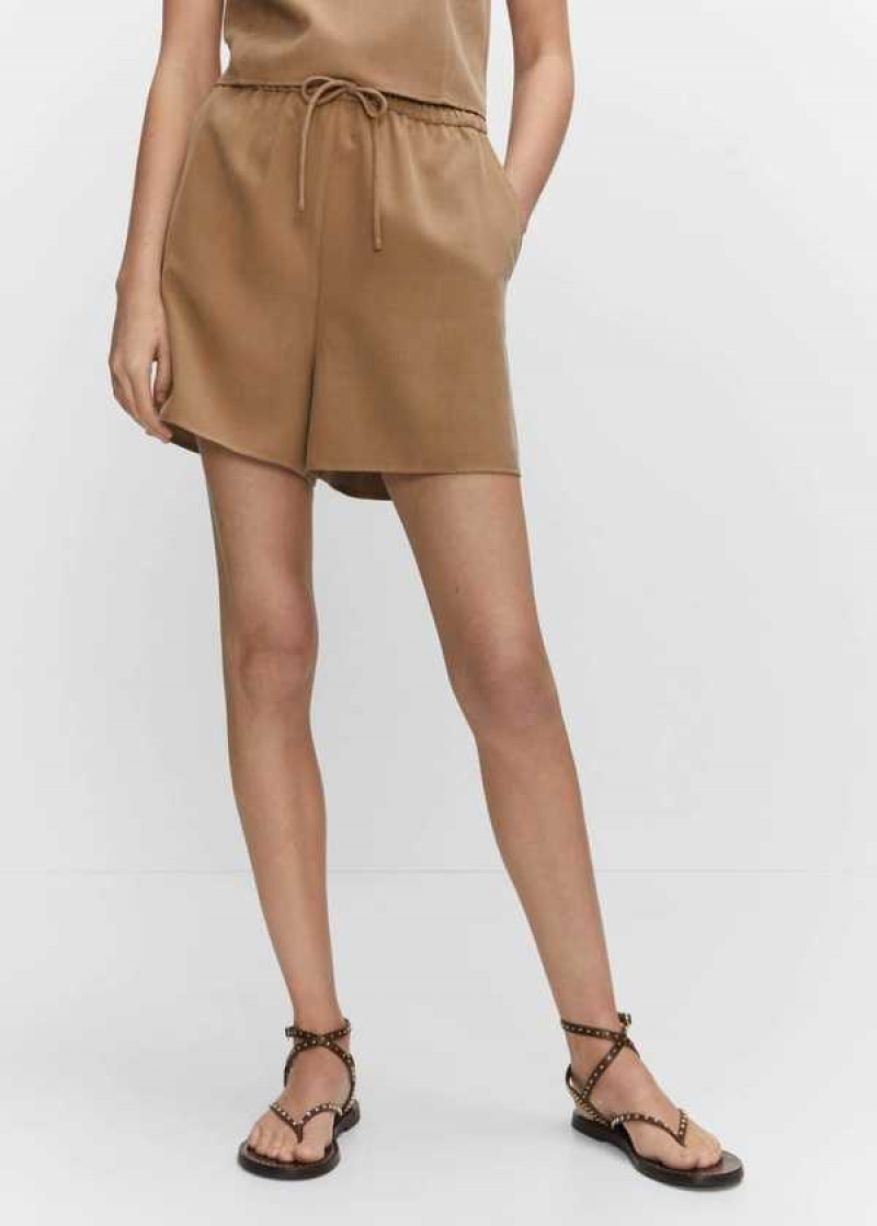 Mango Elastic Pasem Shorts | MNG-24606