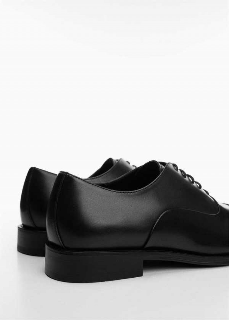 Mango Elongated Læder Suit Shoes | MNG-21335