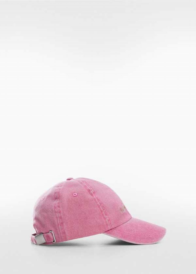 Mango Embroidered Message Cap | MNG-22683