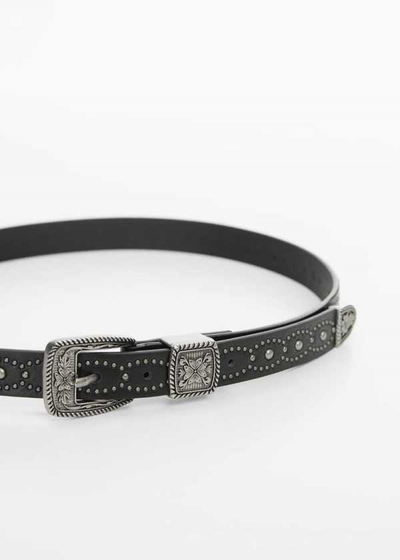 Mango Engraved Přezkou Belt | MNG-23005