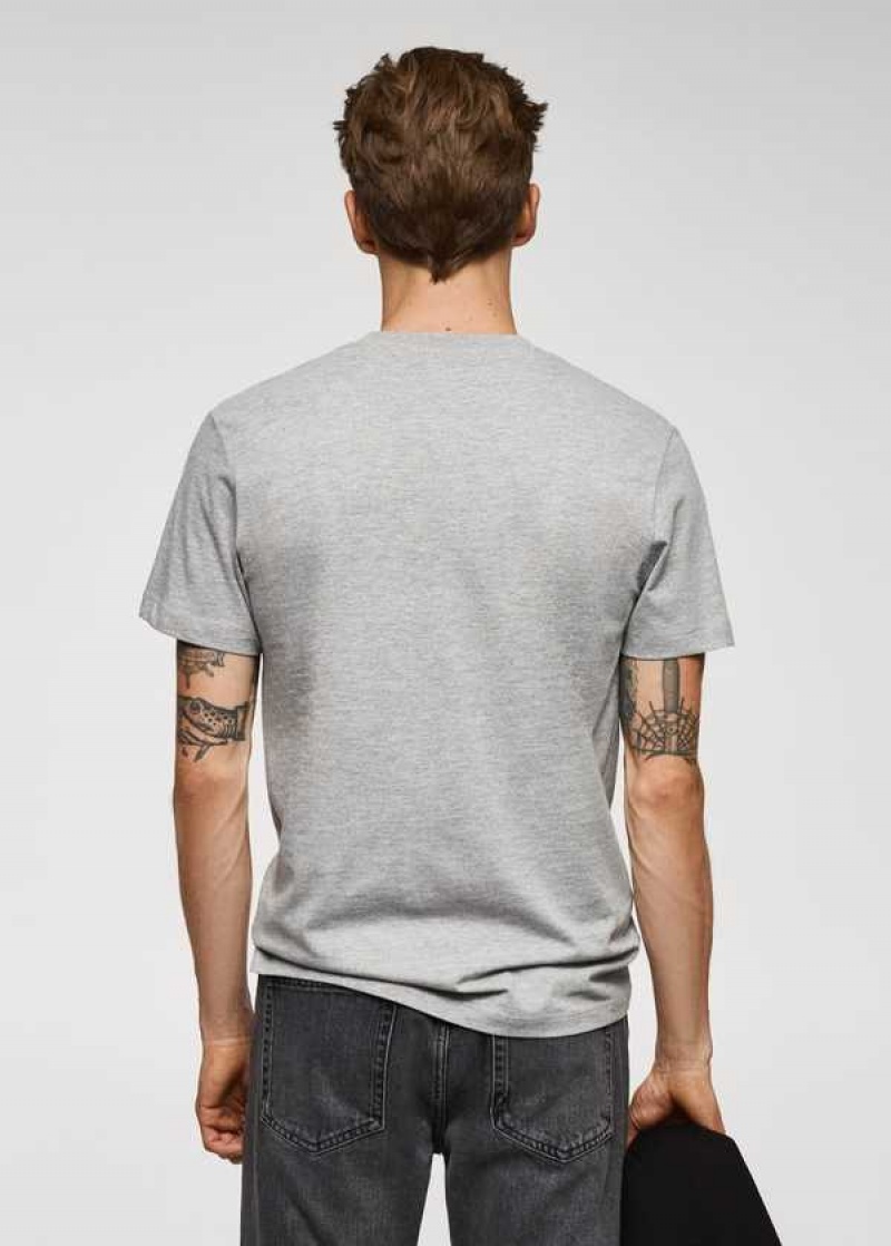 Mango Essential Bavlněné-blend T-shirt | MNG-21718