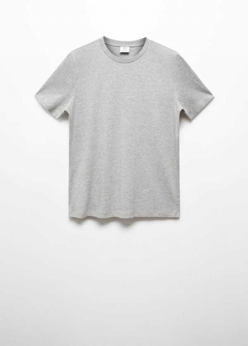 Mango Essential Bavlněné-blend T-shirt | MNG-21718