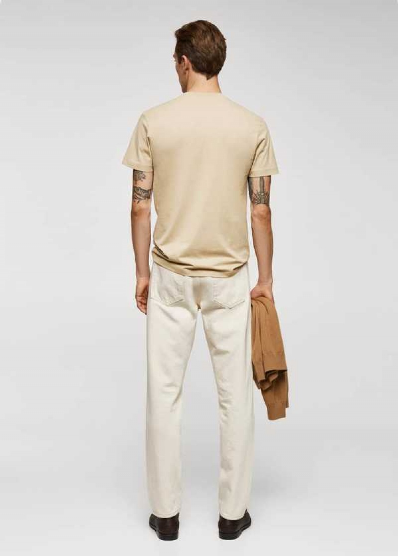 Mango Essential Bavlněné-blend T-shirt | MNG-21717