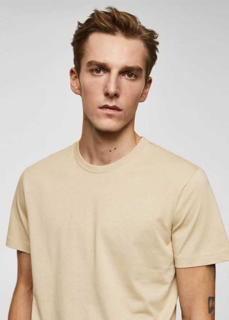 Mango Essential Bavlněné-blend T-shirt | MNG-21717