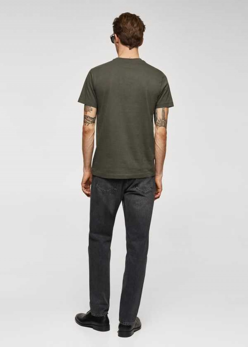 Mango Essential Bavlněné-blend T-shirt | MNG-21716