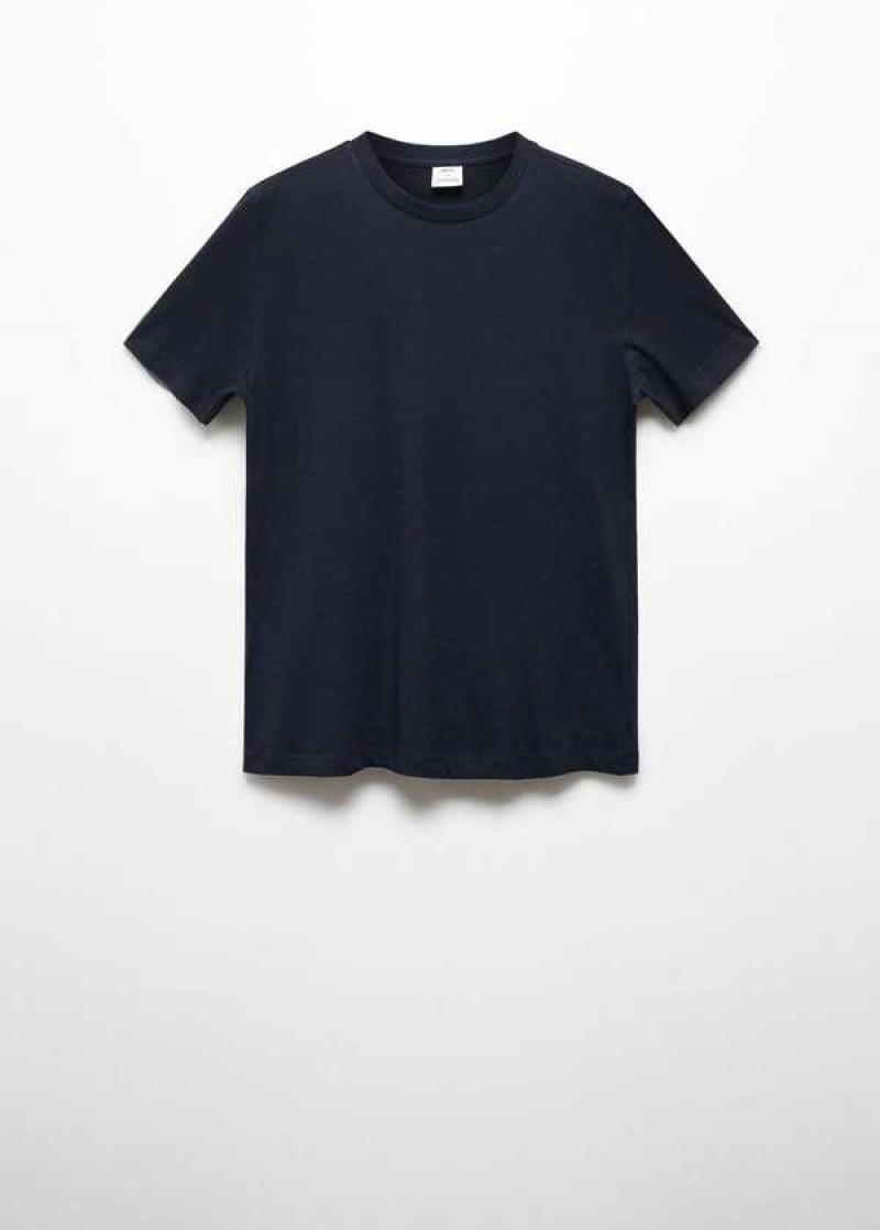 Mango Essential Bavlněné-blend T-shirt | MNG-21715