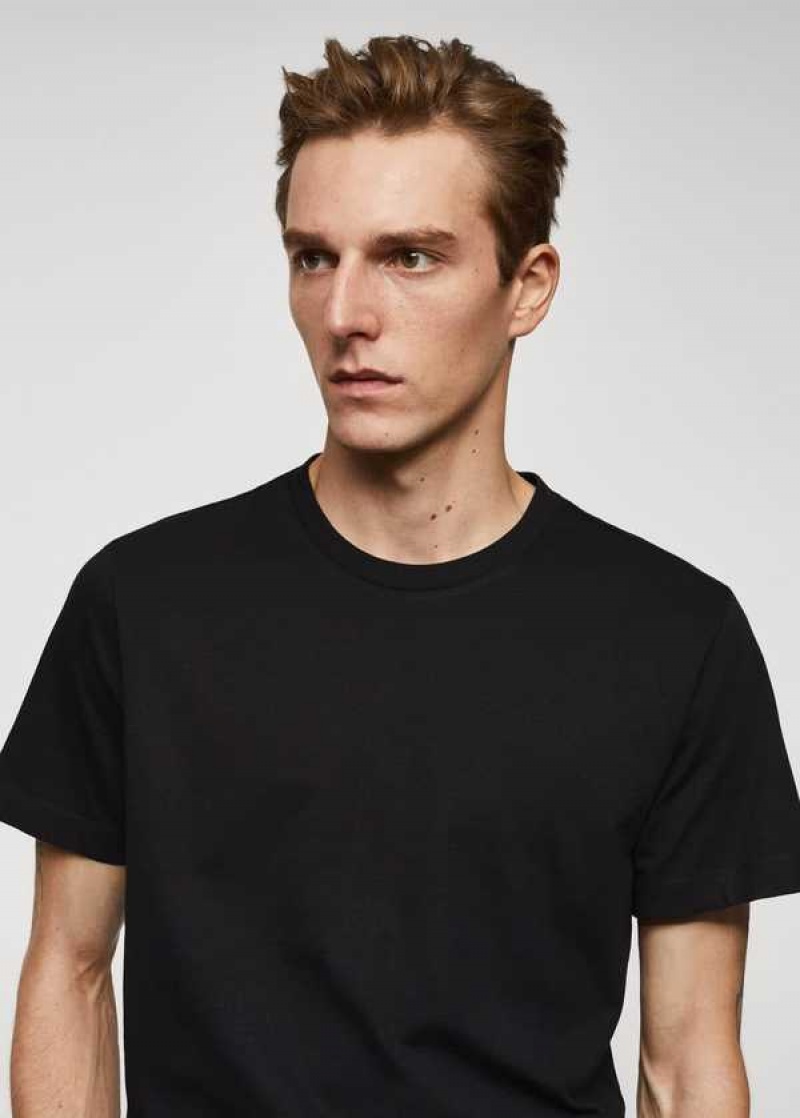 Mango Essential Bavlněné-blend T-shirt | MNG-21711