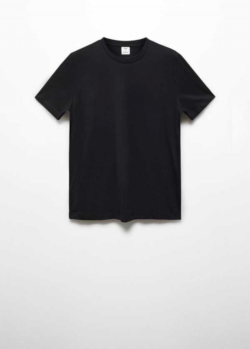 Mango Essential Bavlněné-blend T-shirt | MNG-21711