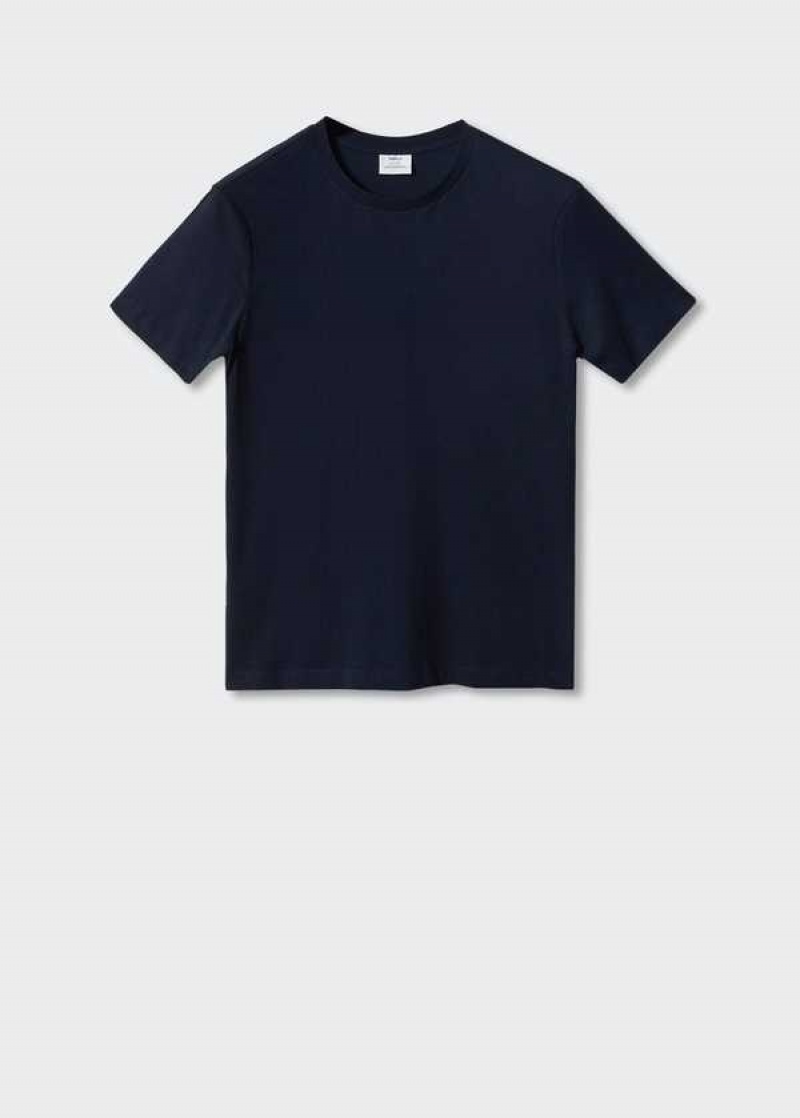 Mango Essential Bavlněné-blend T-shirt | MNG-21569