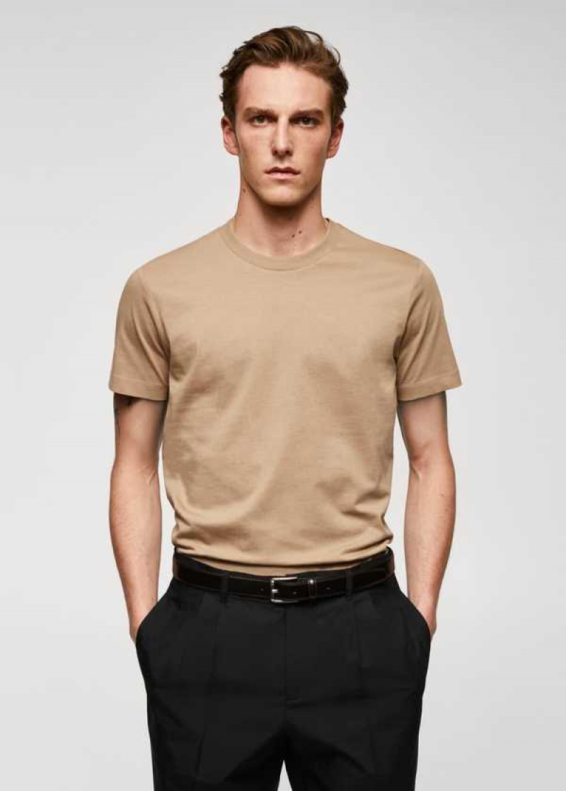 Mango Essential Bavlněné-blend T-shirt | MNG-21564